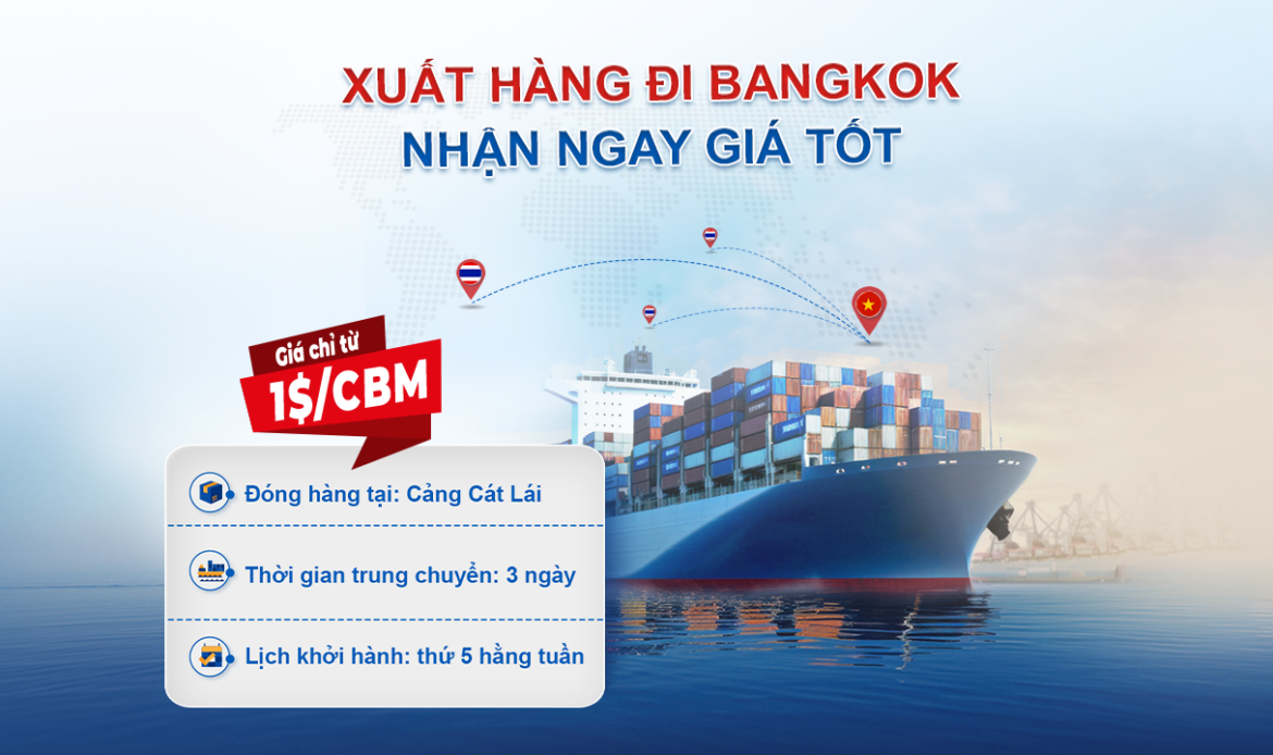Xuất hàng đi Bangkok